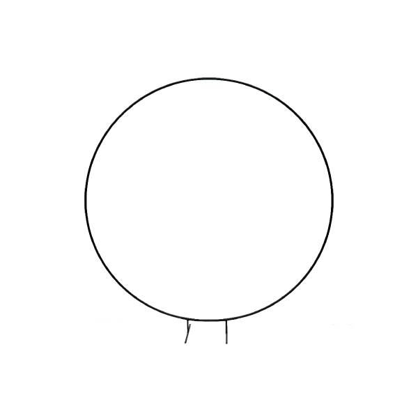 Arco de Ferro em Formato Circular